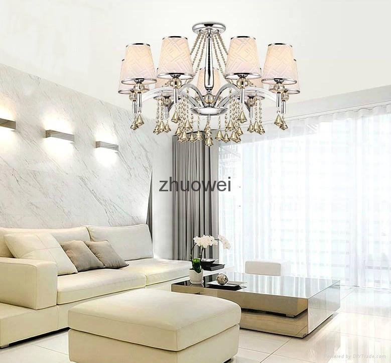  Top grade Modern simple European Crystal chandelier Living room club bed room  5