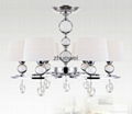 New European fabric chandelier modern minimalist high-grade  lamp 5