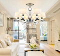 New European fabric chandelier modern