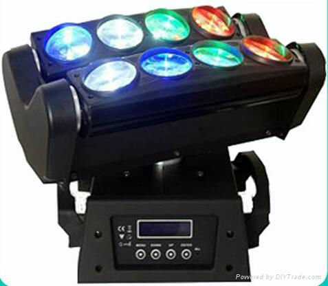 scanner light disco 8 eyes 10watt rgbw beam spiders light led moving lights 2