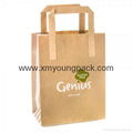 Promotional custom printed luxury ribbon handle paper gift bag  5