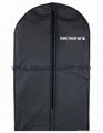 Fashion deluxe custom printed black garment bag suit carrier