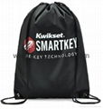 Promotional custom nylon drawstring cinch backpack bag