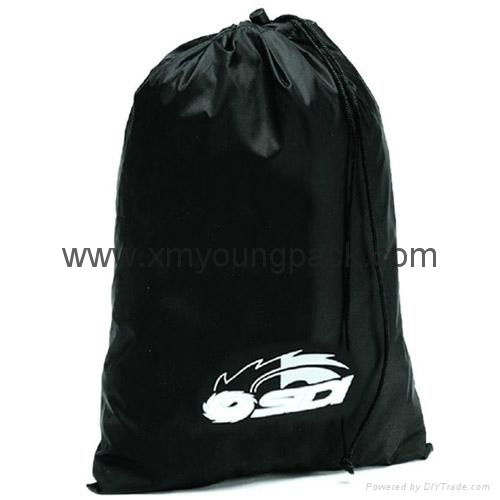 Promotional custom large 100% natural cotton canvas laundry bag 2