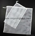 Promotional custom large 100% natural cotton canvas laundry bag 5