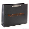 Custom printed promotion 100% recycled white craft gift paper bag