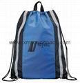 Personalized custom waterproof lightweight nylon gym sack drawstring bag