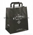 Luxury customized recycled rope handle art paper shopping bag