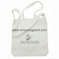 Promotional custom printed eco friendly reusable 100% natural cotton tote bag 8