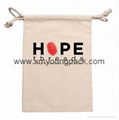 Promotional custom printed 100% organic cotton shopper bag