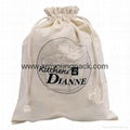 Promotional calico bag custom printed reusable 100% natural cotton canvas bag