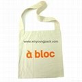 Promotional custom eco friendly reusable cotton shopping bag