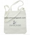 Promotional custom calico flat standard messenger bag
