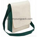 Promotional custom non woven polypropylene flap satchel bag