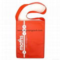 Promotional custom non woven polypropylene flap satchel bag