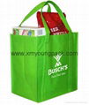 Promotional large hot pink non woven reusable grocery bag