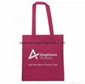 Non-woven budget cheap promotional A4 tote bags
