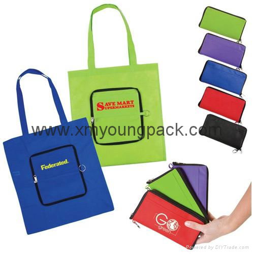 Promotion eco-friendly foldable non woven bag 5