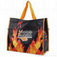 Custom full colour printed pp non woven laminated bag