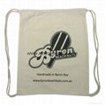 Promotional custom nylon drawstring cinch backpack bag