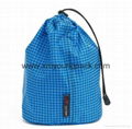 Custom small blue waterproof lightweight ripstop nylon bag