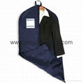 Personalized custom printed black non woven suit cover garment bag