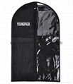 Fashion deluxe custom printed black garment bag suit carrier