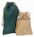 Promotional custom printed burlap jute hessian tote bag 11