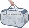 Promotional custom black mesh laundry net wash bags