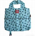Promotion custom printed reusable nylon foldable shopper bag 4