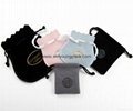 Wholesale promotional custom small 100% polyester satin fabric gift bags