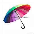 Promotional gifts custom printed black polyester wine bottle umbrella