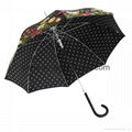 Promotional custom printed 42" auto open and close fold advertisement umbrella