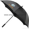 Advertising promotional custom printed nylon 60" straight golf umbrella