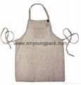 Promotional custom printed 100% cotton adults cooking apron