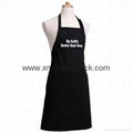 Promotional custom printed 100% cotton adults cooking apron