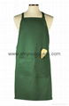 Custom printed promotional cheap non-woven apron with pockets