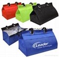 Custom eco-friendly large non woven fabric insulated cooler bag