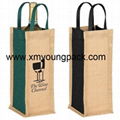 Promotional custom printed burlap jute hessian tote bag 13