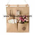 Promotional custom printed burlap jute hessian tote bag