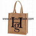 Promotional custom small insulated jute hessian lunch cooler bag