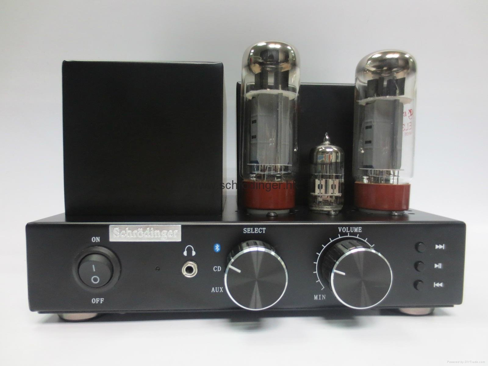 Powerful Vacuum Tube Bluetooth Amplifier With 4 Inches Speaker Unit
