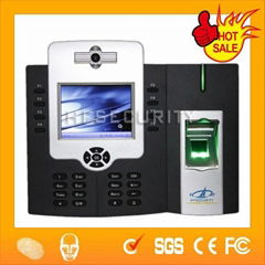 Latest Technology Camera with Battery Biometric Time Clock(HF-iClock800plus