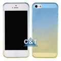 C&T ultra thin slim waterproof 0.3mm soft clear TPU case for iphone 5
