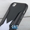 C&T 2015 Innovative stand TPU back kickstand cover for iphone 6 5