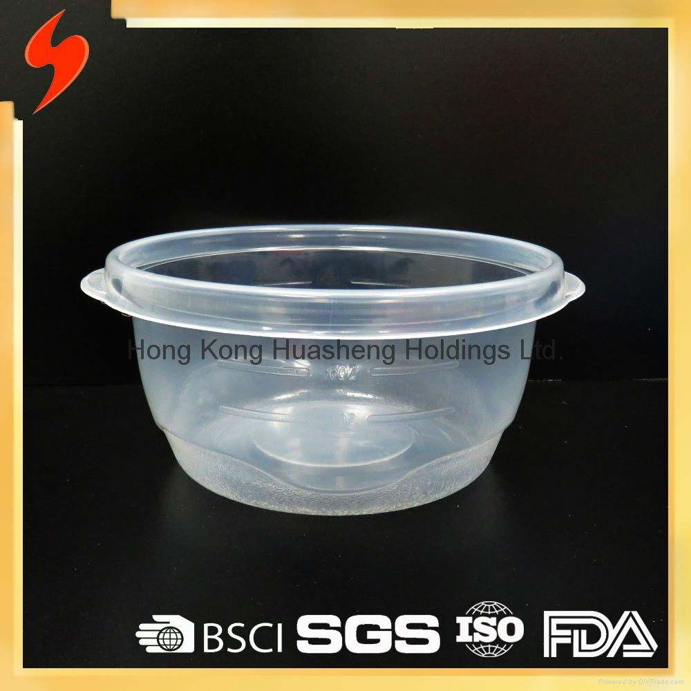 Transparent Plastic Microwaveable Lunch Box 2
