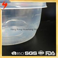 Transparent Plastic Microwaveable Lunch Box 5