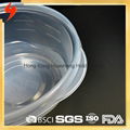 Transparent Plastic Microwaveable Lunch Box 4