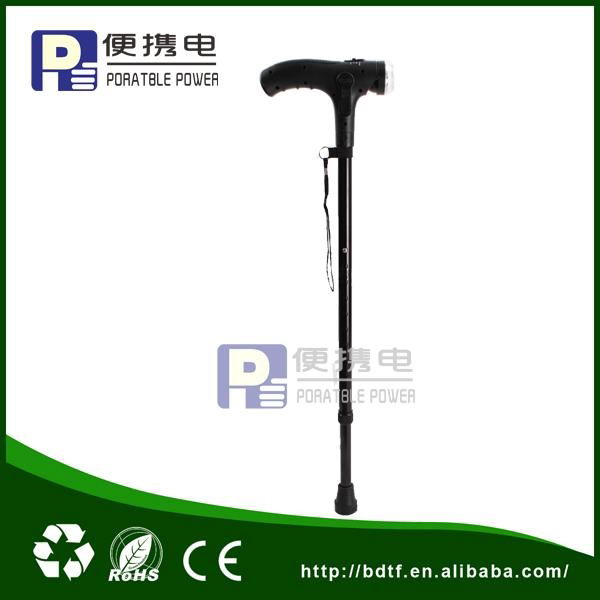 Hand crank dynamo walking cane  4