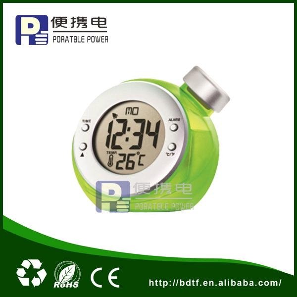 led alarm clock with temperature display 